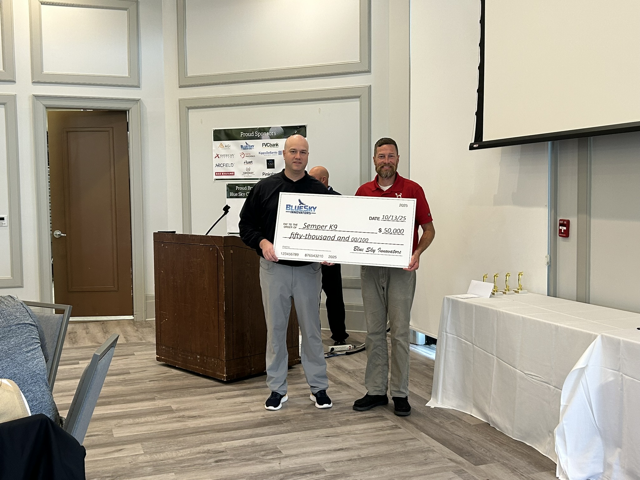 Blue Sky Innovators hosts 8th Annual Charity Golf Tournament raising $50,000 for Semper K9