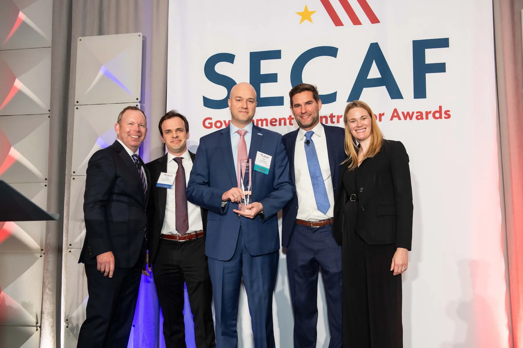 Tim Tkacz Named Executive of the Year at the 18th Annual SECAF Government Contractor Awards